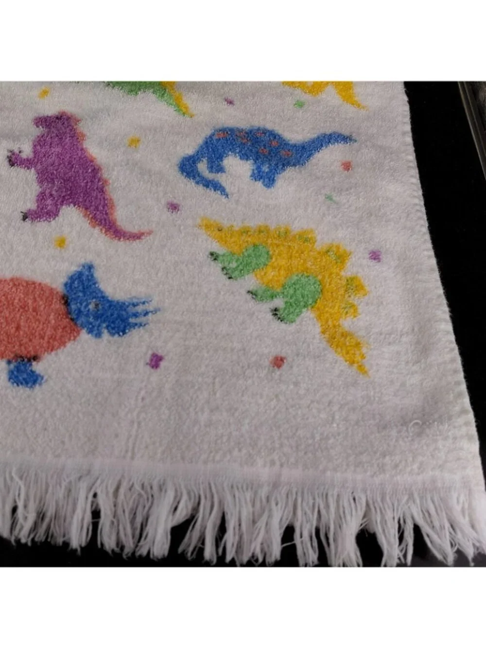 Vint Dinosaur Bath Hand Towel Set 30x60 Multicolor USA 3pc R.A. Briggs Leshner